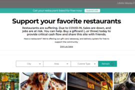 UMAI launches largest database of restaurants that sell gift cards to help keep your favorite restaurants afloat